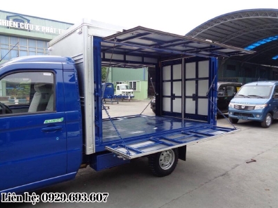 Xe tải bán hàng rong, Xe Kenbo bán hàng rong, Kenbo thùng cánh dơi