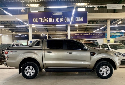 Bán Ford Ranger XLS 01 cầu sx 2017 màu vàng thùng thấp