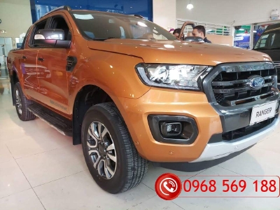 Cần bán lại xe Ford Ranger wildtrak Bi Turbo đời 2019, xe nhập, giá tốt tại HƯng Yên