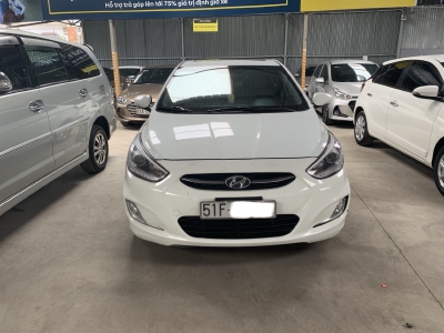 Bán Accent 1.4AT 2015, màu trắng, biển TP, giá TL, hổ trợ góp