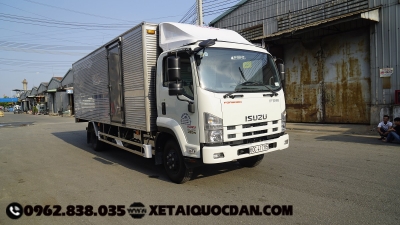 Xe tải Isuzu FRR650 – Thùng kín 6T2, thùng dài 5m6 – Giá tốt nhất