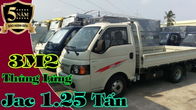 Jac x5 thùng lững | Xe tải Jac - Jac 1.25 tấn thùng lững 3m2