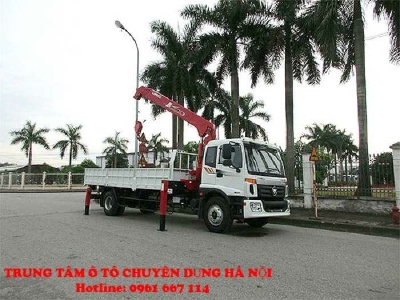 Xe tải 9 tấn Thaco Auman C160 Euro4 gắn cẩu UNIC model URV343 ( 3 tấn 4 đốt )|Trả trước từ 250tr giao xe ngay