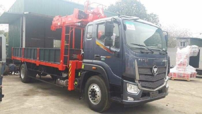 Xe tải 9 tấn Thaco Auman C160 Euro4 gắn cẩu UNIC model URV343 ( 3 tấn 4 đốt )|Trả trước từ 250tr giao xe ngay