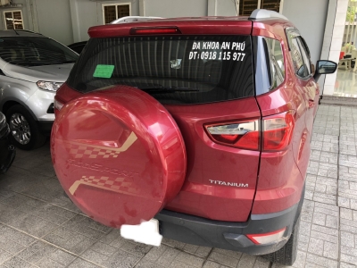 Bán Ecosport titanium 2017, màu đỏ, đúng chất, giá TL, hổ trợ góp