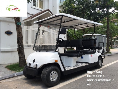 Xe điện sân golf club car 6 chỗ