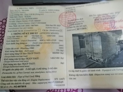 Suzuki thùng kín đời 2002