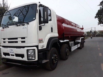 Bán xe téc Xăng Dầu ISUZU 4 chân 24 khối.