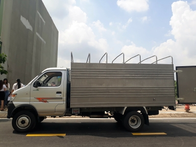 bán xe tải dongben Q20 1 tấn 9  thùng bạt 3m3 - lăn bánh 100tr có ngay xe - hỗ trợ trả góp 80 - 90%