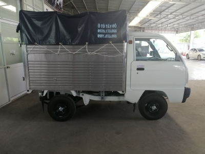 Bán trả góp xe suzuki carry truck thùng mui bạt 600kg