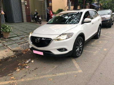 Bán gấp Mazda Cx9 2013, số tự động, bản full, trắng tinh khôi.