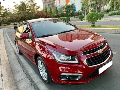 bán xe Chevrolet Cruze 2017 Ltz số tự động màu đỏ, đồng hồ 39.000 Km