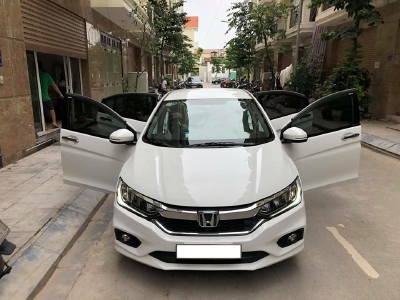 Cần bán xe Honda City 2018, số tự động, bản top, màu trắn