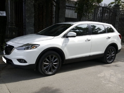Bán Mazda Cx9 màu trắng 2014 at Full đập thùng nhập Nhật.