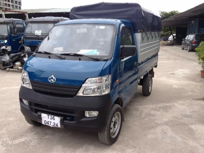 xe tải veamstar 735kg thùng mui bạt, trả trước 40tr nhận xe, lãi suất thấp