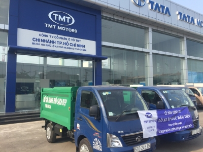 Bán Xe Chở Rác 890Kg Loại Nhỏ 3.5 Khối - Xe Chở Rác Tata Super ACE Hỗ Trợ Vay 80%