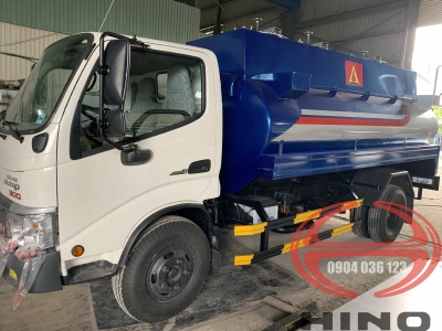 Gía xe bồn chở xăng 6 khối, xe bồn 6 khối Hino, xe bồn hino 6 khối, xe bồn 6m3