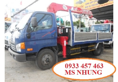 Giá bán xe tải cẩu Mighty Dongvang HD700 tải trọng 5t25
