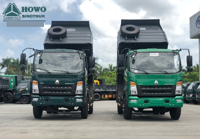 xe ben sinotruck 6 tấn 5 đời 2019