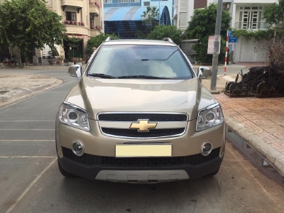 Bán nhanh Captiva 2008 Lt, số sàn, vàng cát xe zin từ đầu.