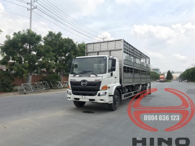 xe chở heo 15 tấn Hino, xe chở gia súc Hino, xe chở heo 3 chân