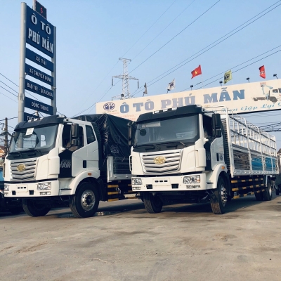 Xe tải faw 7 tấn 2 thùng dài 9.6m đời 2019