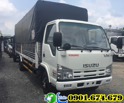 Xe Isuzu 1.9 tấn thùng dài 6m2 đời 2019