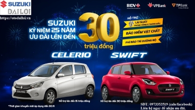 SUZUKI CELERIO 2019 ( Số tự đồng CVT) - NHẬP KHẨU THÁI LAN