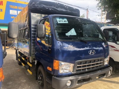 Báo giá xe tải Hyundai Mighty 2017 thùng mui bạt tải trọng 8 tấn, hỗ trợ trả góp 80%