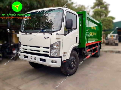 Xe ép rác Isuzu 9 khối, Giá xe Ép chở Rác 9 Khối Isuzu