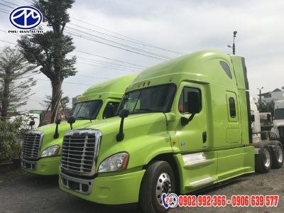 mua bán xe đầu kéo mỹ freightliner 2 giường đời 2014 nhập khẩu - đại lý bán xe cascadia 2 giường