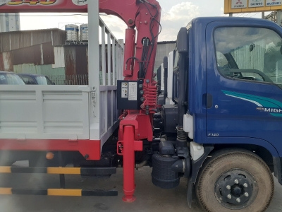 Giá xe tải Hyundai New mighty 110S tải 7 tấn gắn cẩu UNIC UR-V344 3 Tấn 4 Khúc