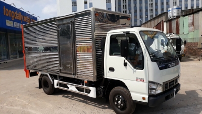 Xe Tải ISUZU 1,9 TẤN (QKR270). Thùng Kín Bửng Nâng