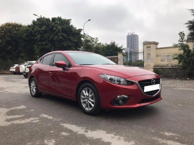 Bán Mazda 3 tự động 2017 thắng cơ màu Đỏ đi kỹ.