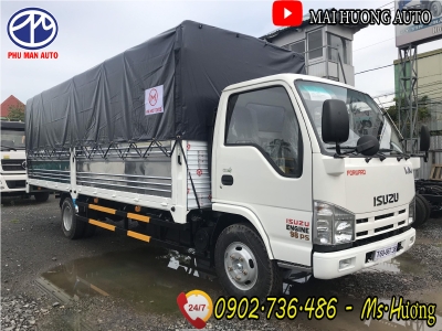 Bán xe tải Isuzu Vĩnh Phát 1.9 tấn thùng dài 6m2|Khuyến mại 50% phí trước bạ