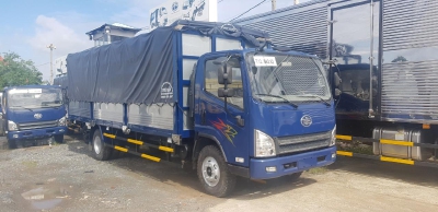 Xe 8 tấn Faw động cơ Hyundai ga cơ thùng dài 6m3 chở nhiều hàng hóa