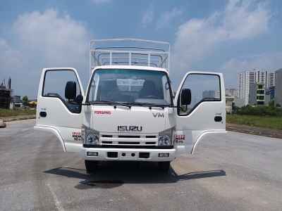 isuzu vĩnh phát 3 tấn 49 - thùng dài 4m3 - nhập khẩu 3 cục - trả trước 150tr nhận xe