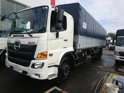 TRƯỜNG LONG, BÁN XE TẢI HINO FL8JW7A THÙNG MUI BẠT 15 TẤN TRẢ GÓP