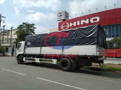 BÁN XE TẢI TRẢ GÓP HINO FG8JT7A THÙNG MUI BẠT 8 TẤN Ở BÀ RỊA VŨNG TÀU