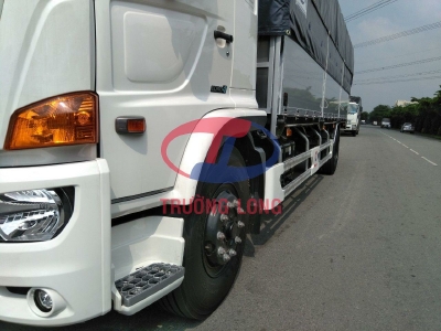 BÁN XE TẢI TRẢ GÓP HINO FG8JT7A THÙNG MUI BẠT 8 TẤN Ở BÌNH PHƯỚC