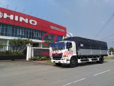 TRƯỜNG LONG, BÁN XE TẢI TRẢ GÓP HINO FG8JT7A THÙNG MUI BẠT 8 TẤN Ở THÀNH PHỐ HỒ CHÍ MINH