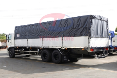 BÁN XE TẢI TRẢ GÓP HINO FL8JW7A THÙNG MUI BẠT 15 TẤN Ở BÀ RỊA VŨNG TÀU
