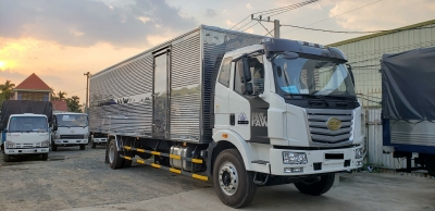 đại lý xe tải 7 tấn thùng kín uy tín - xe tải faw 7 tấn thùng dài
