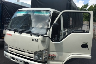 Giá xe tải isuzu vinh phat 1t9 thùng chở pallet vào thành phố|Hỗ trợ trả góp