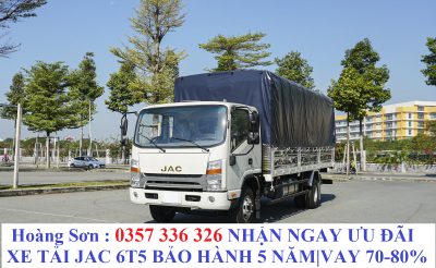 Xe tải JAC 6t5 N650 Plus máy cumin Mỹ thùng dài
