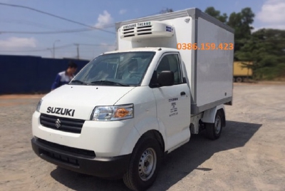 Xe tải thùng đông lạnh suzuki 500kg, suzuki carry pro 2020.