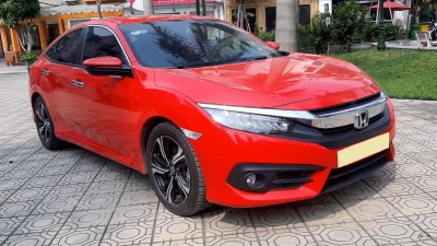 Bán Honda Civic 2018 tự động 1.5 Turbo, top, màu Đỏ