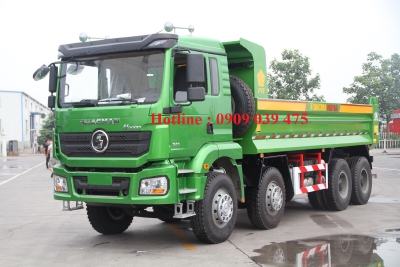 Xe ben SHACMAN 4 chân ga cơ 2017 ,340 HP , thùng 13,6 khối