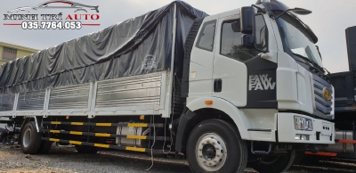 faw dài 7 tấn 25 thùng 9m6 chuyên chở pallet , linh kiện điện tử ,bao bì giấy