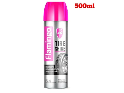 Làm Bóng Đen Lốp Xe ,Làm Sạch Vết Bẩn Lốp Flamingo Tire Shine F010 500ml